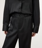 Satin Myrtle Wide-Leg  Trousers