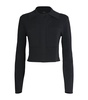 Milano-Knit Collared Jacket