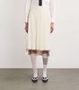 Cashmere Pleated Midi Skirt
