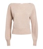 Wool-Cashmere Boat-Neck Sweater