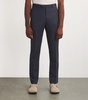 Virgin Wool Check Straight Trousers