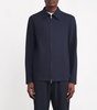 Virgin Wool-Blend Bomber Jacket