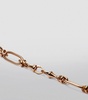 Yellow Gold Knuckle Heavy Link Chain Necklace