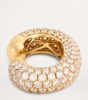 Yellow Gold and Diamond Cosmo Single Ear Cuff