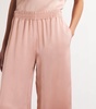 Elasticated-Waistband Flared Trousers