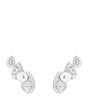 White Gold and Diamond Serpent Bohème Three Motifs Earrings