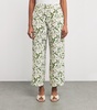 Silk Print Trousers