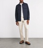Linen Concealed-Placket Overshirt