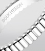 White Gold Grosgrain Wedding Band