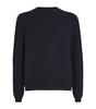 Virgin Wool-Blend Jacquard Logo Sweater