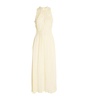 Linen-Blend Maxi Dress