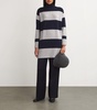 Wool-Cashmere Striped Mini Dress