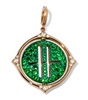 x Harrods Yellow Gold, Diamond and Tsavorite My Life in Charms Spinning Charm