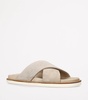 Suede Crossover Sandals