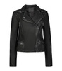 Leather Cargo Biker Jacket