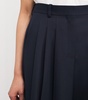 Wool-Blend Pleated Trousers