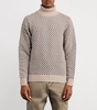 Cotton Masham Rollneck Sweater