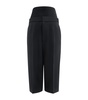 Stretch-Wool Knitted-Band Shorts