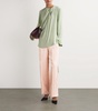 Satin Jacquard Trousers
