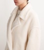 Wool Shearling Oversized Coat