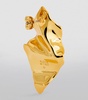 Gold-Plated Crumpled Earrings