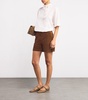 Lambskin Suede Shorts