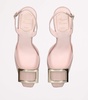 Leather Trompette Slingback Pumps 70