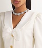 Crystal-Embellished Heart Necklace