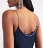 Satin Chain-Detail Maxi Dress