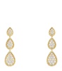 Yellow Gold Serpent Bohème Pendant Earrings