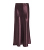 Satin Midi Skirt