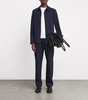 Virgin Wool-Blend Bomber Jacket