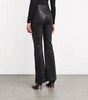 Leather Tafira Flared Trousers