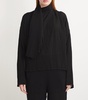 Karami Wool Tie-Neck Blouse