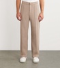 Cotton-Blend Straight Trousers