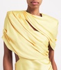 Satin Draped Gown