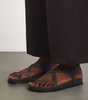 Leather Jalen Slim Sandals