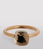 Mixed Gold and White Topaz Nudo Petit Ring