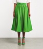Cummerbund Midi Skirt