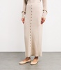Wool-Cashmere Buttoned Maxi Skirt