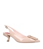 Virgule Slingback Pumps 55