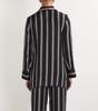 Silk-Blend Striped Lynette Shirt