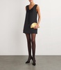 Bow-Embellished Mini Dress