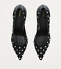 Mesh-Rhinestone River Iconic Pumps 75