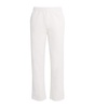 Cotton-Blend Jabari Straight Trousers