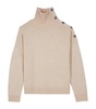 Wool-Lurex Buttoned Sweater
