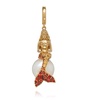 x The Vampire's Wife Yellow Gold Mermaids Charm