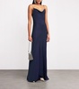 Satin Chain-Detail Maxi Dress