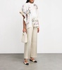 Wool-Stretch Wide-Leg Amanda Trousers