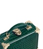 Mini Leather Trunk Clutch Bag